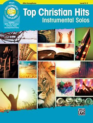 Top Christian Hits Instrumental Solos Alto Sax BK/CD cover Thumbnail